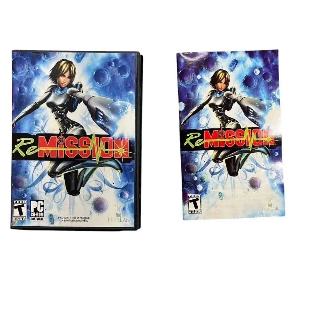 ReMission Educational PC Video Game DVD ROM Complete CIB